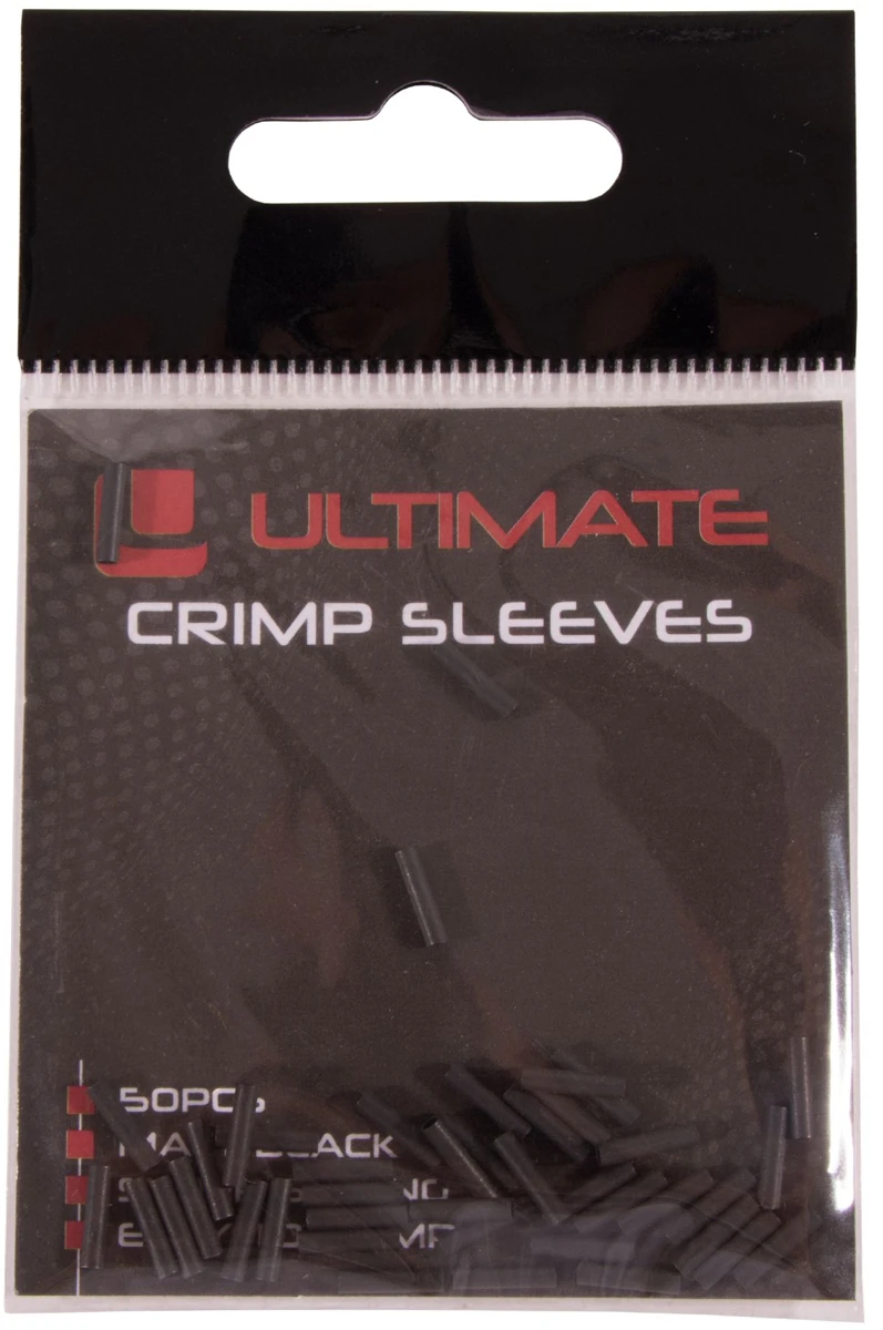 Ultimate Crimp Sleeves Matt Black 1.6mm 50pcs 3 Ultimate Crimp Sleeves Matt Black 1.6mm 50pcs