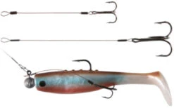 Dragon Treble Hook Stingers Steel Leader 1x7 Surfstrand 13kg 10cm Hook Size 2 2