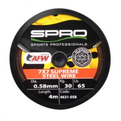 Spro 7x7 Supreme Steel Wire 0,46mm 18kg (4m) -Kwaliteitswinkel Voor Visbenodigdheden d1086b8ea60d2132